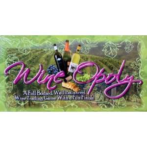  Wineopoly Napa Valley Graphics Board Game Toys & Games