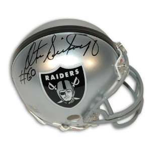  Autographed Otis Sistrunk Oakland Raiders Mini Helmet 