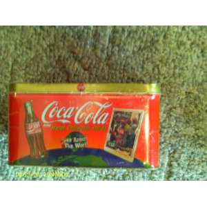  Coca Cola Brand Metal Collector Cards 10 Embossed Metal 