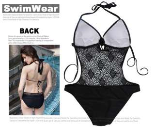 Plus size one piece Black Monokini bikini swimsuits size XL( US 16 18 