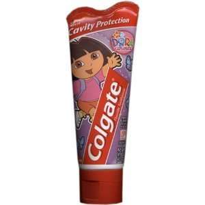 Colgate Toothpaste, Fluoride, Dora the Explorer, Mild Bubble Fruit 