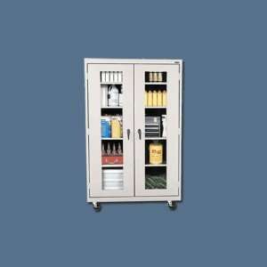  Mobile Easy View Storage Cabinet Assembled 36x18x78 