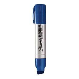  Sharpie® Magnum® Permanent Marker, 1/2 Wool Nib, Blue 