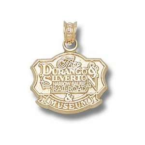  Durango & Silverton Museum Shield 1/2 Pendant   10KT 