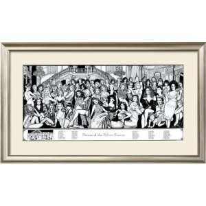  Sirens of the Silver Screen Framed Poster Print, 45x26 