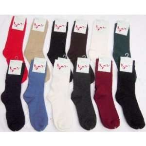  Ladies Solid Color Crew Socks Case Pack 90 Sports 