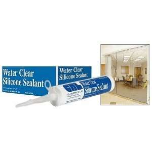  CRL Water Clear Silicone Sealant   5 Fluid Ounce Cartridge 
