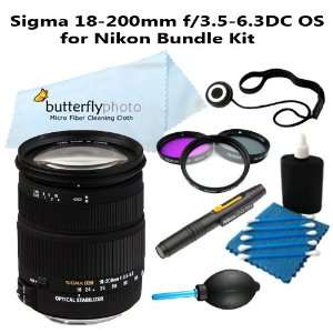  Sigma 18 200MM F3.5 6.3 DC OS (Optical Stabilizer) FOR 