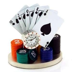  Poker Chip Clock 