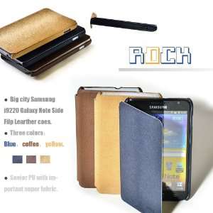  Rock Premium PU Leather Side Flip Cover Case for Samsung 