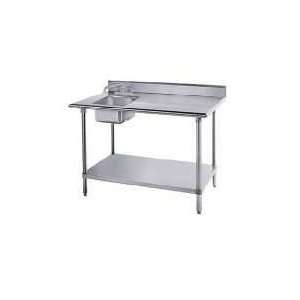   Side   16 Gauge Top   All Stainless Steel   Advance Tabco   KMS 11B