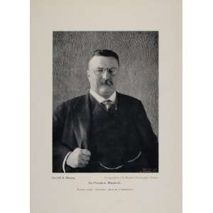  1911 Print Portrait Theodore Roosevelt Haeseler Studios 