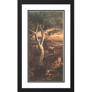 Tintoretto, Jacopo Robusti 24x40 Framed and Double Matted St Mary 