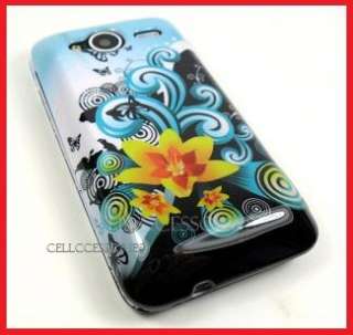 HTC EVO SHIFT 4G SPRINT YELLOW FLOWER HARD COVER CASE  