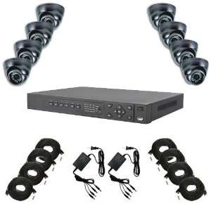  Complete 8 Channel Ultimate Mini DVR Security Camera System 