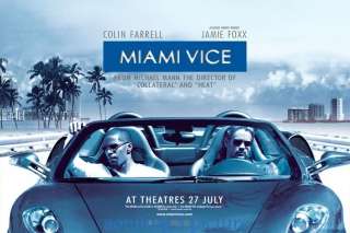 MIAMI VICE Coated Poster 27x40 Jamie Foxx Colin Farrell  