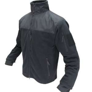  Condor Tactical Jacket   Black Microfleece Sports 