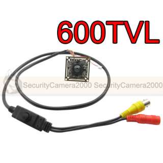 600TVL HD SONY SUPER HAD CCD OSD Color Board Camera 3.7mm pinhole Lens
