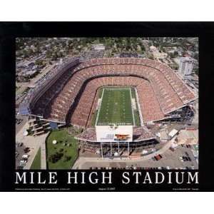  Mile High Stadium Poster Print August 31 1997 Denver 