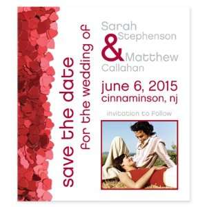 Field of Hearts Save the Date Magnet Save The Date Cards  
