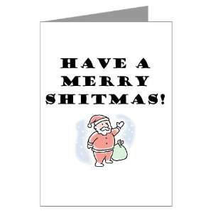  Merry Shitmas Cards Pk of 10 Holiday Greeting Cards Pk of 