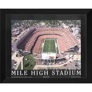    Smith FRAMED Art 26x32 Mile High Stadium   Denver