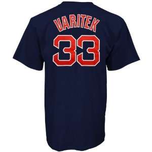   Red Sox Majestic Youth Jason Varitek 33 Tee Shirt
