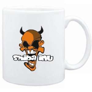 Mug White  Shiba Inu   Devil  Dogs 