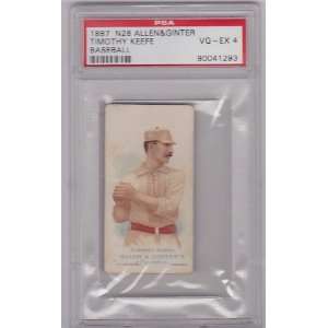   1887 N28 Allen & Ginter Tim Timothy Keefe PSA 4 Sports Collectibles