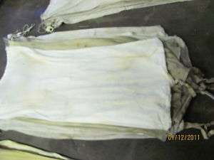 12) Commercial Laundry Conveyor Sling Bag 26 x 48 USED  