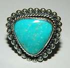 Genuine Native American Turquoise Sterling Silver 925 H