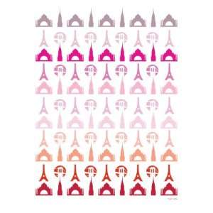  Pink Travel Architecture Giclee Poster Print by Avalisa 