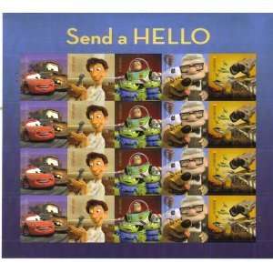  Send a Hello   Lightning McQuee, Ratatouille, Buzz Lightyear Sheet 