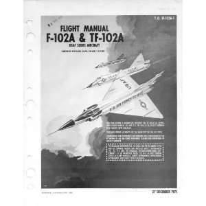    Convair F 102 A TF 102 A Aircraft Flight Manual Convair Books