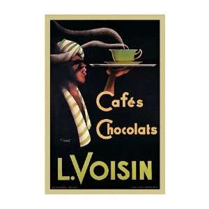  L. Voisin Cafes & Chocolats, 1935   Poster by Noel 