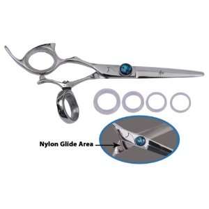 Shark Fin Professional Hair Shears Monarch Line Left Handed Stainless 