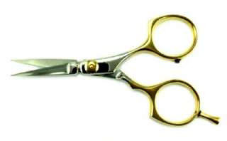 Fly Tying Scissors   Adjustable Tension   Gold   5.5  