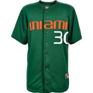   Details Miami Hurricanes, Game Used, Green Jersey
