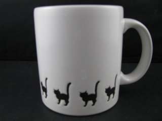 New Waechtersbach Black Cats on White Mug  