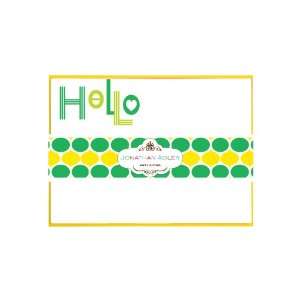  Hello Letterpress Correspondence Cards