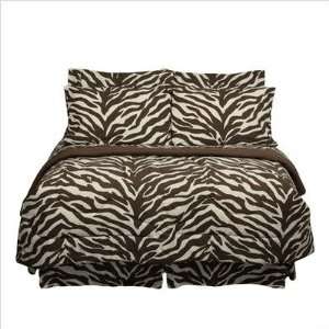  Bundle 67 Brown Zebra Bed in a Bag Collection (4 Pieces 