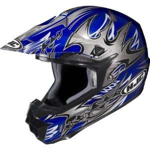  HJC CL X6 Frenzy Full Face Helmet Small  Blue Automotive
