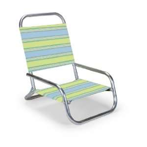   Casual Sun and Sand Folding Beach Chair, Coastal Patio, Lawn & Garden