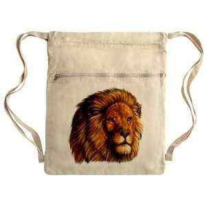  Messenger Bag Sack Pack Khaki Lion Artwork Everything 