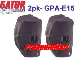 Gator GPA E15 Speaker Bag GPAE15  2pk Authorized Dealer NEW Free 