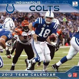  Indianapolis Colts 2012 Team Wall Calendar Sports 