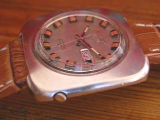 VINTAGE SEIKO 5 AUTOMATIC MODEL 6119 7400 MAN SQUARE WATCH COLOR STEEL 