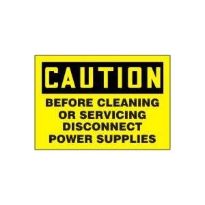 CAUTION Labels BEFORE CLEANING OR SERVICING DISCONNECT POWER SUPPLIES 
