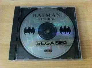 Batman Returns (Sega CD, 1993) Rare Hard To Find 010086044010 