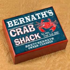  Personalized Crab Shack Cigar Humidor 